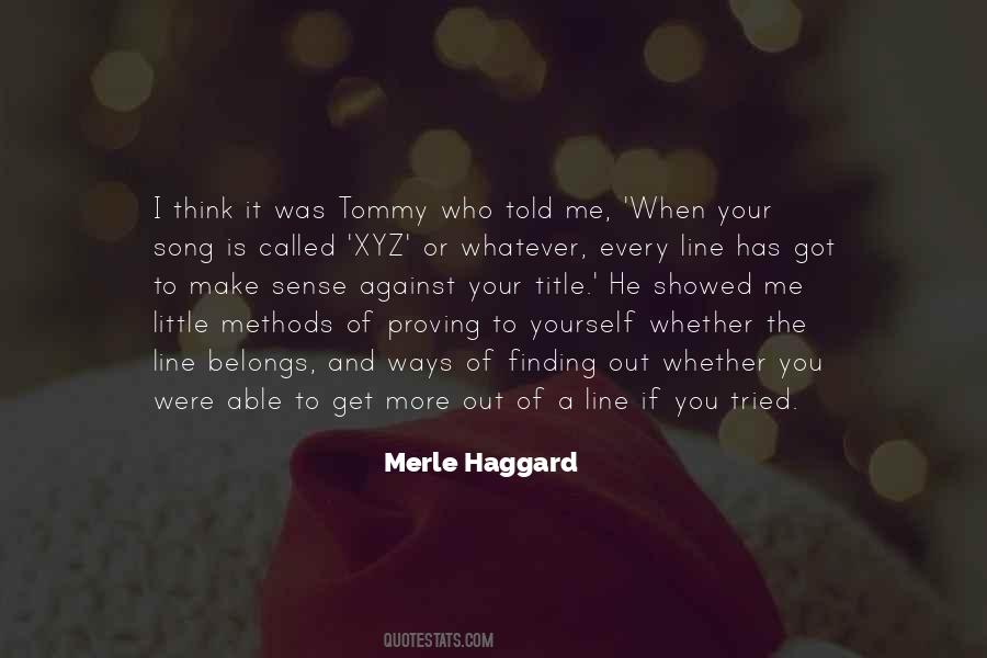 Merle's Quotes #315152