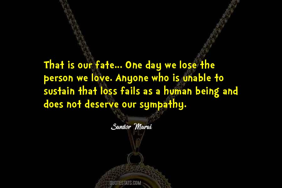 Quotes About Unable To Love #351626