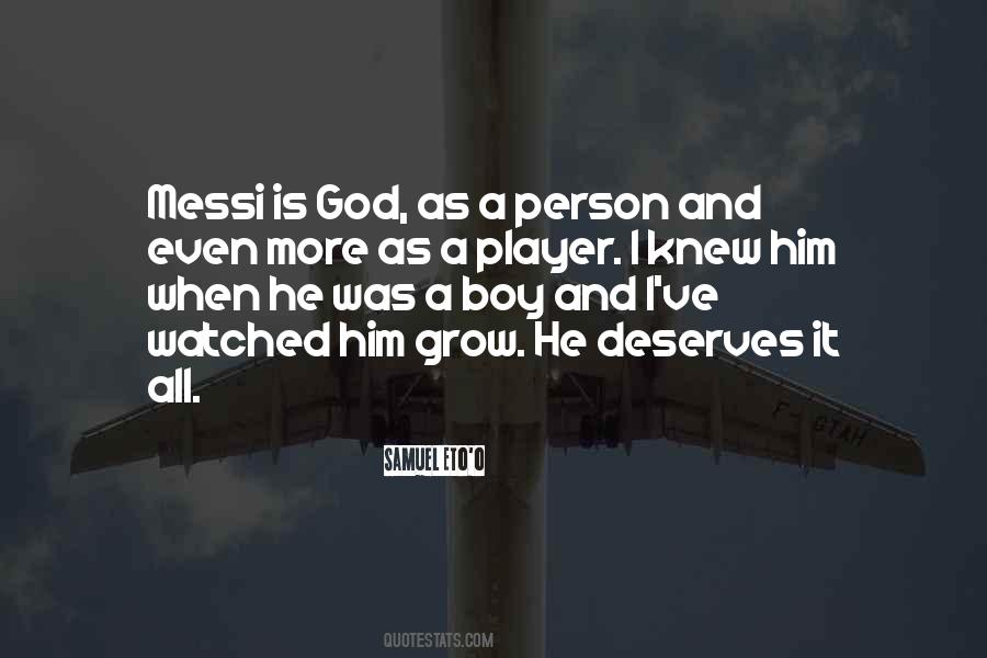 Messi's Quotes #445140