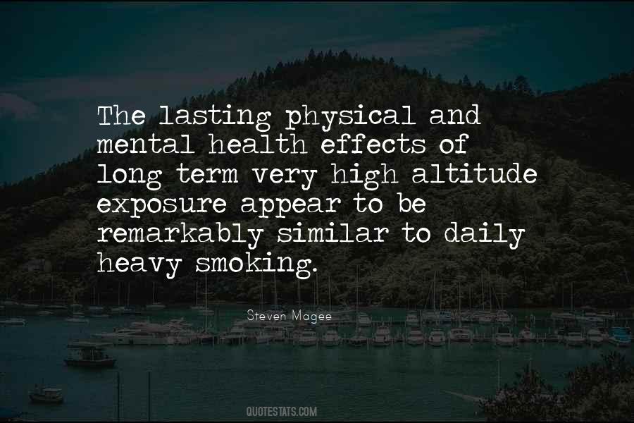 Quotes About Smoking And Health #1551910