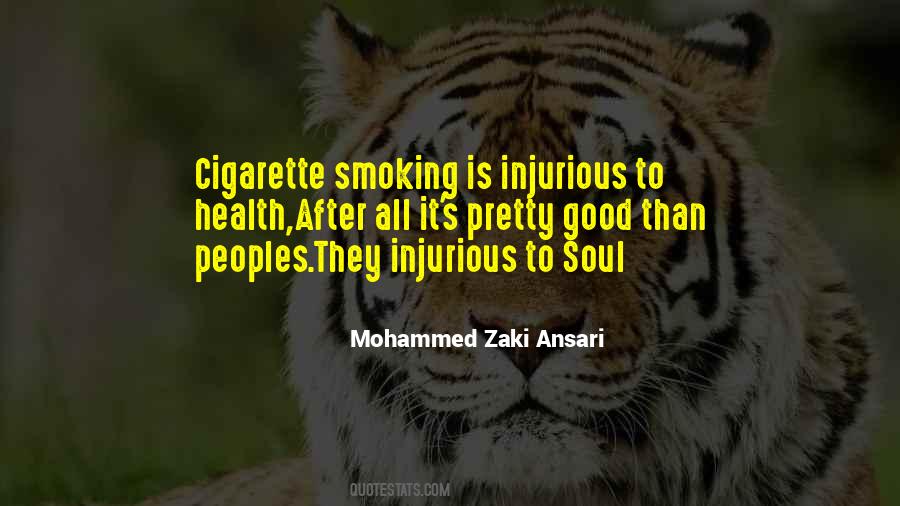 Quotes About Smoking And Health #1862425