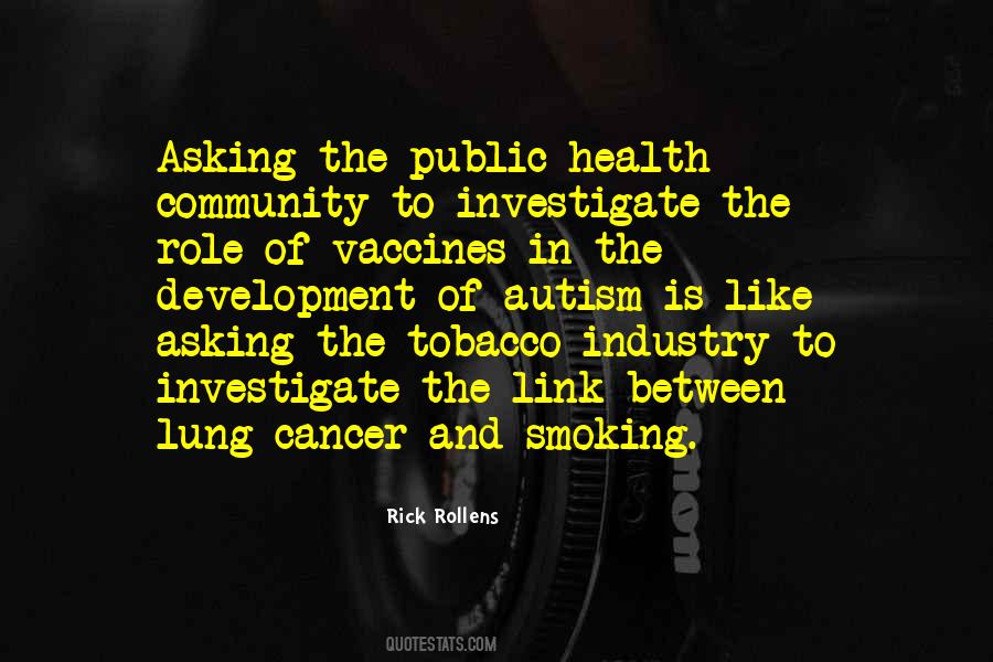 Quotes About Smoking And Health #901413