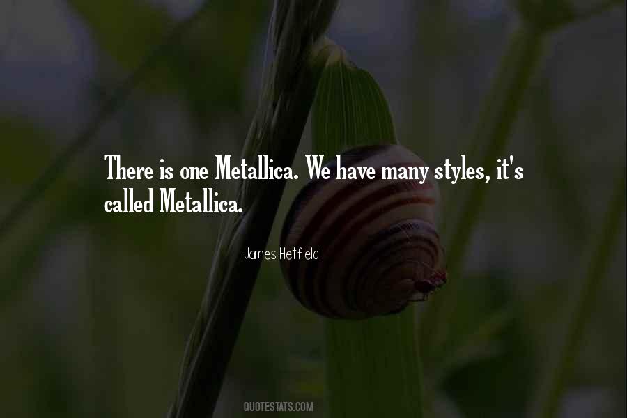 Metallica's Quotes #1161462