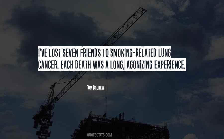 Quotes About Smoking And Cancer #1774449