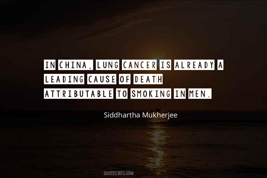 Quotes About Smoking And Cancer #473991