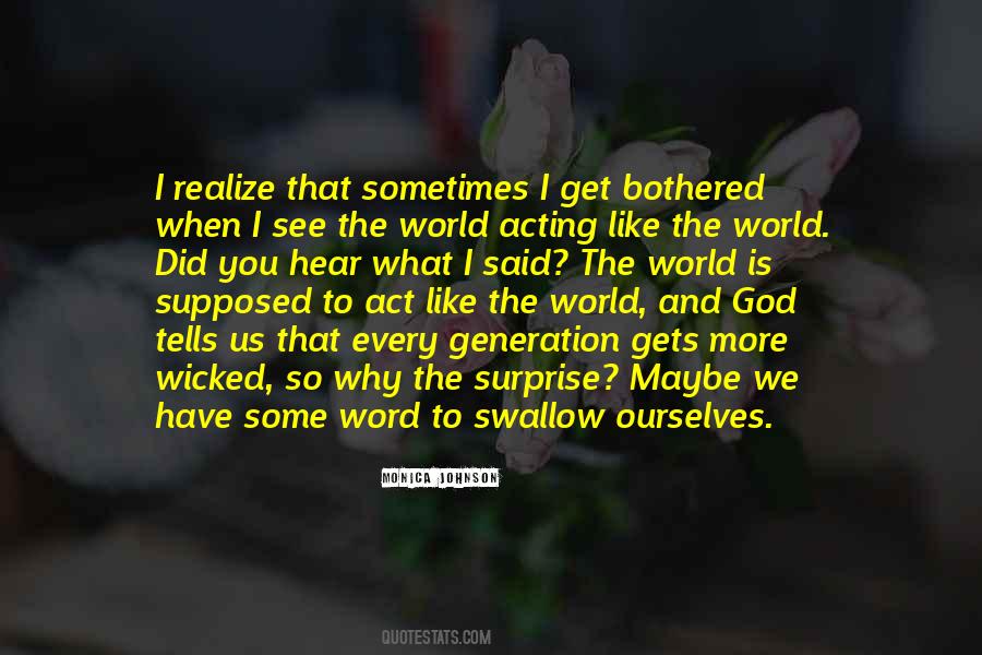 Quotes About The World And God #1111084