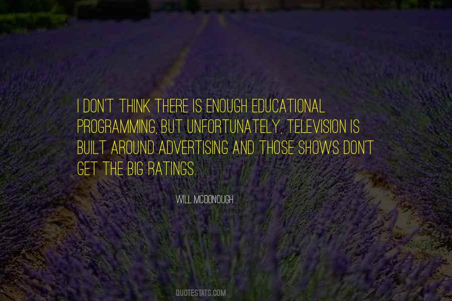 Quotes About Television Advertising #1814630