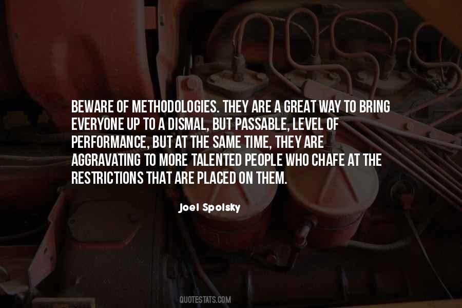 Methodologies Quotes #455130