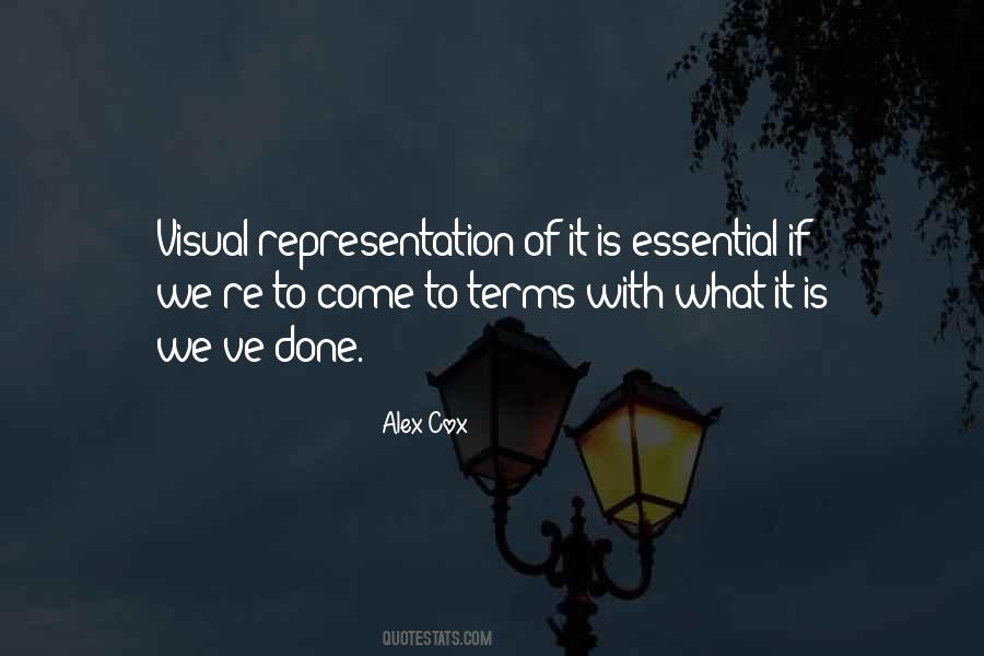 Quotes About Visual Representation #101155