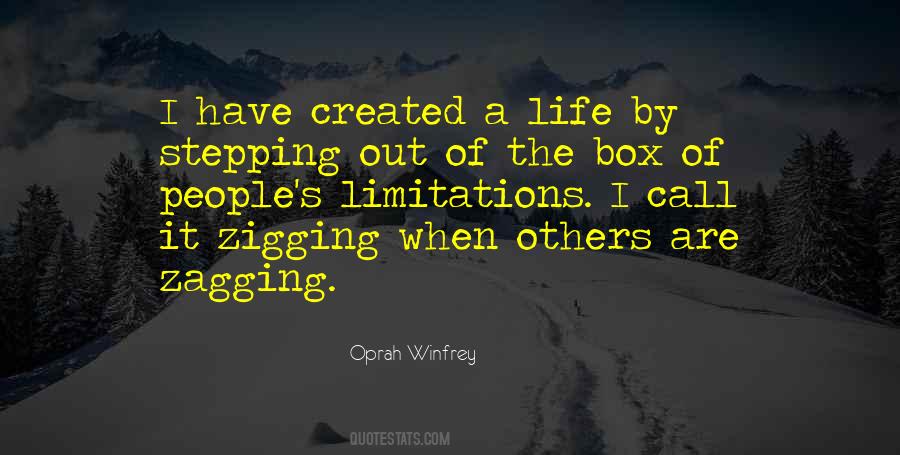 Quotes About Stepping Outside The Box #558322