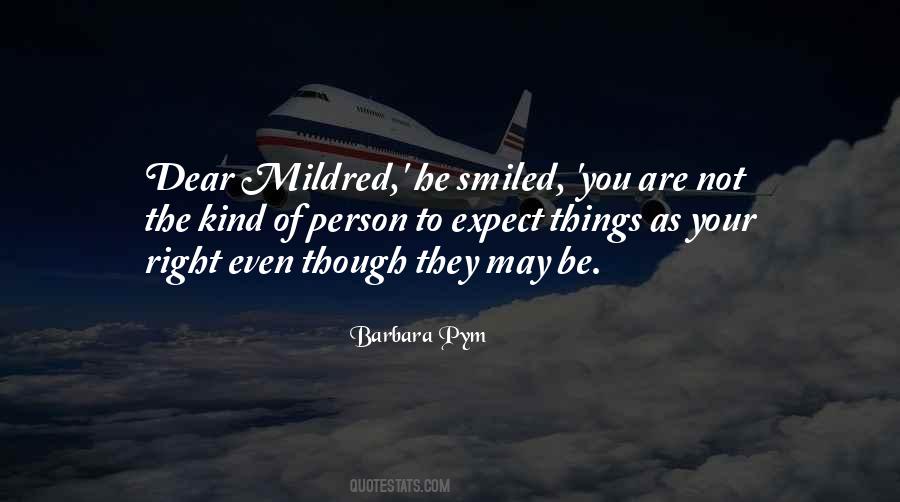 Mildred's Quotes #142799