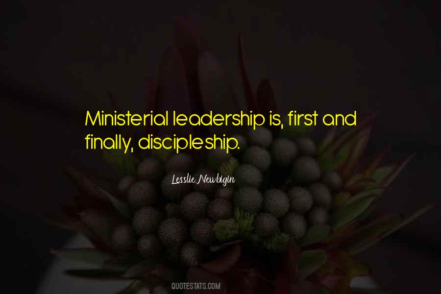 Ministerial Quotes #1091490