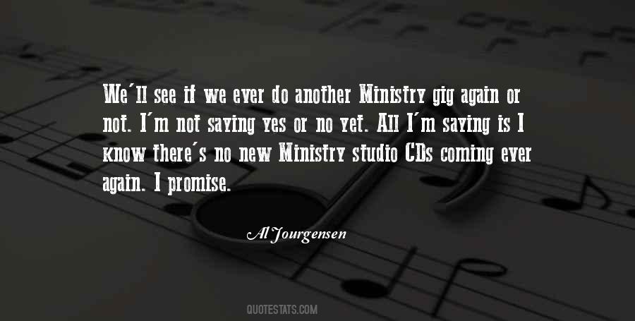 Ministry's Quotes #1027181