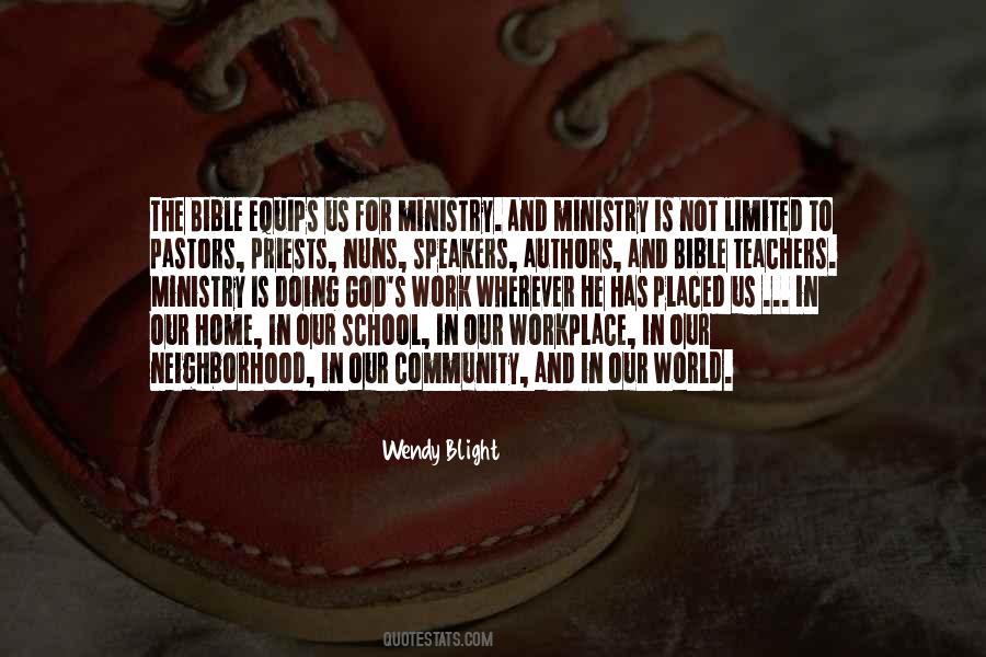 Ministry's Quotes #302077