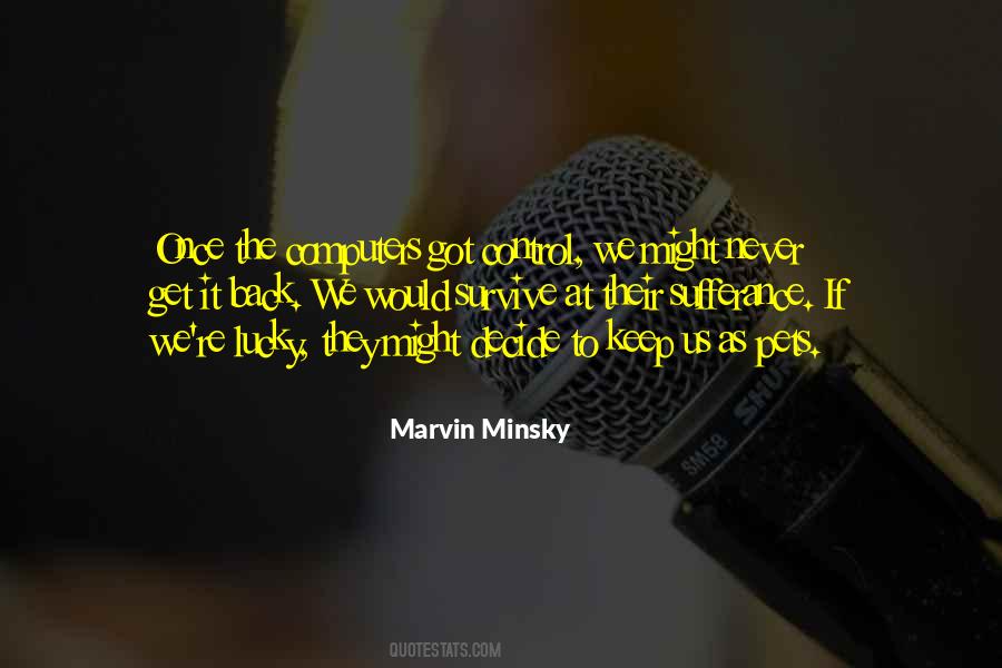 Minsky's Quotes #1276041