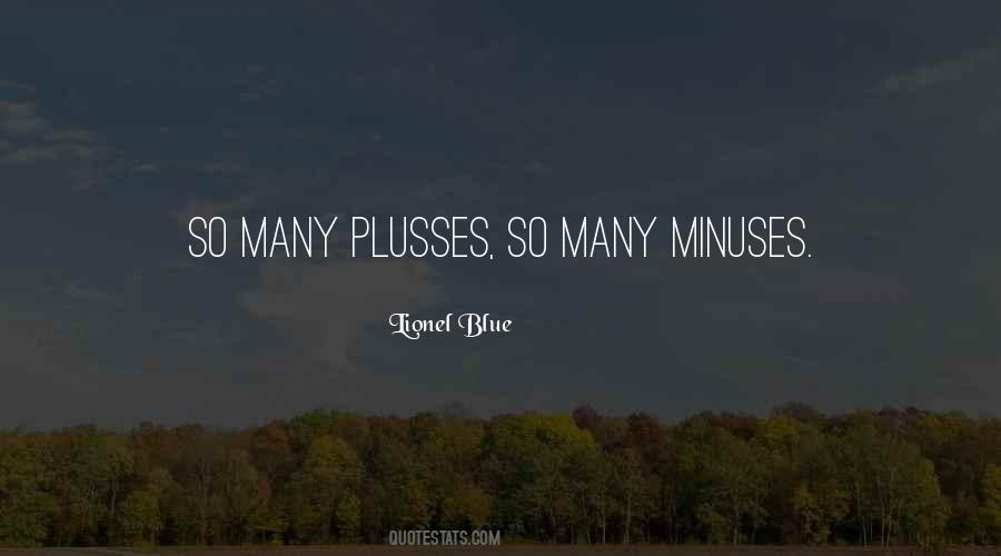 Minuses Quotes #150458