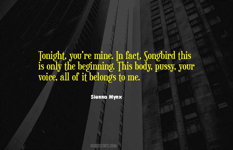 Quotes About You're Mine #1040402