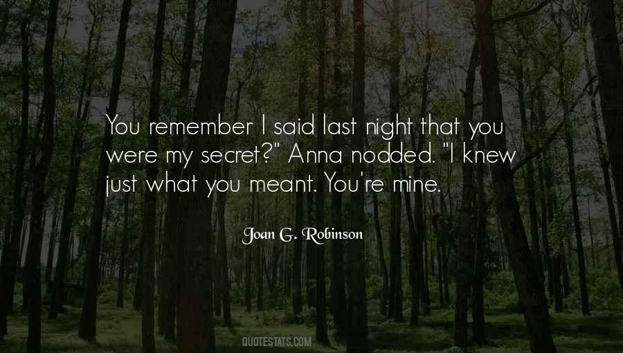 Quotes About You're Mine #1421849