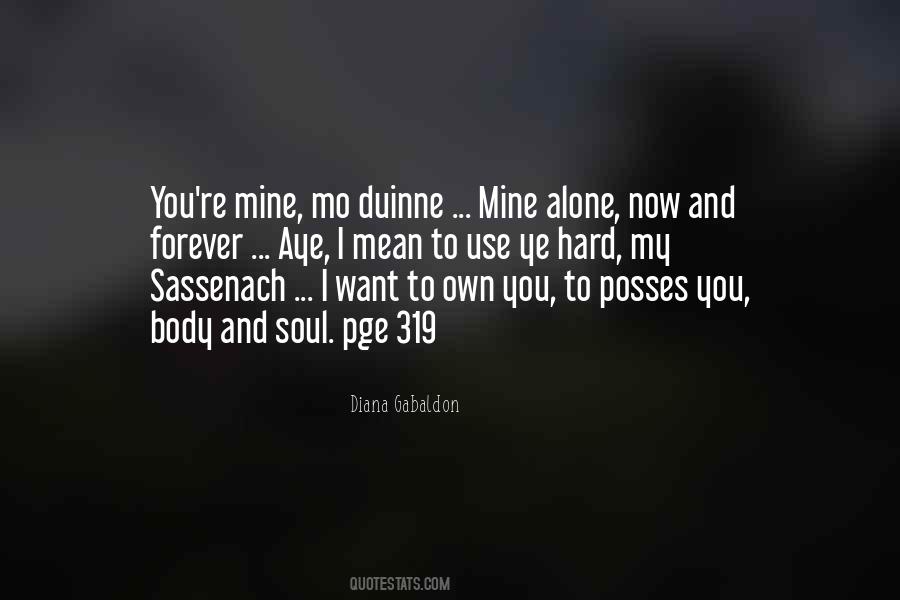 Quotes About You're Mine #1817619