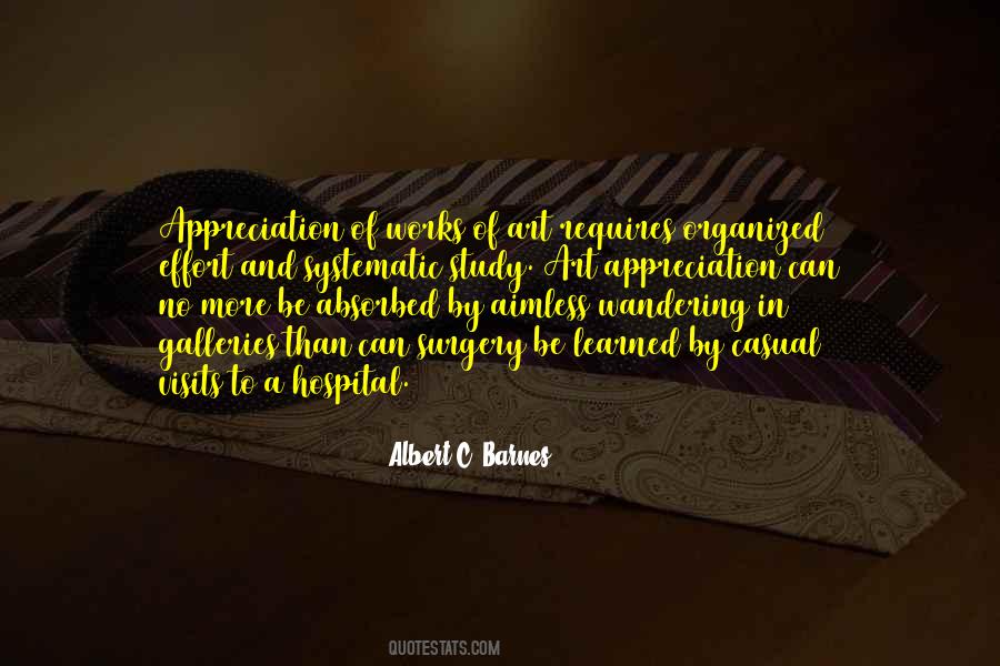 Quotes About Appreciation Of Art #1787176