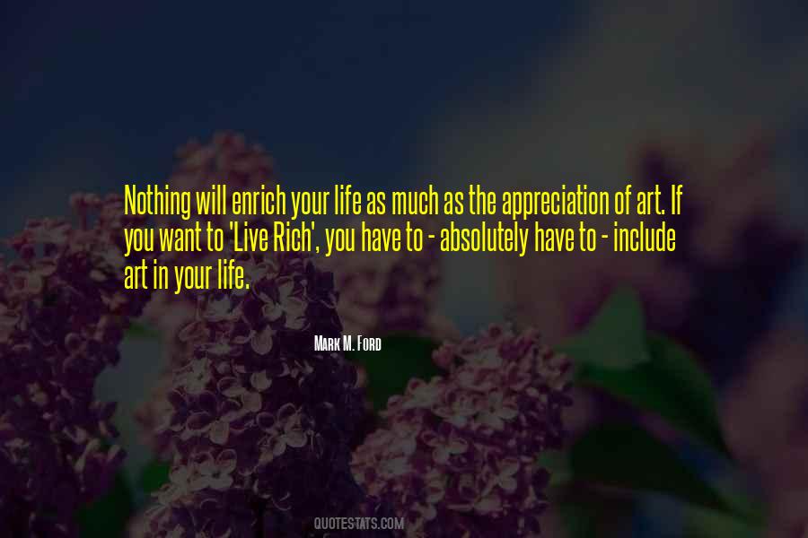 Quotes About Appreciation Of Art #517400