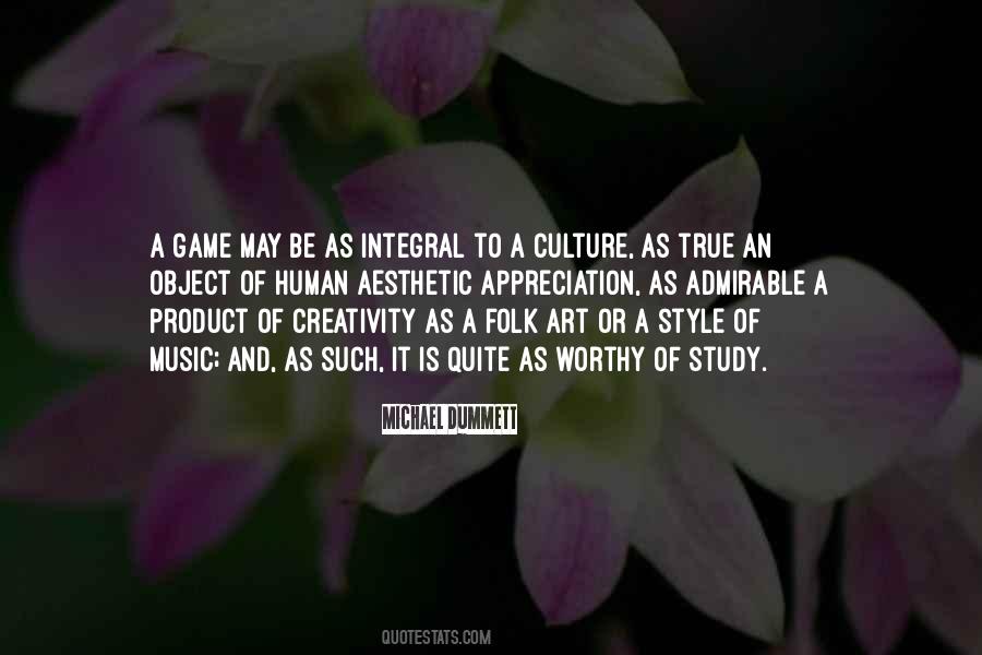 Quotes About Appreciation Of Art #852479