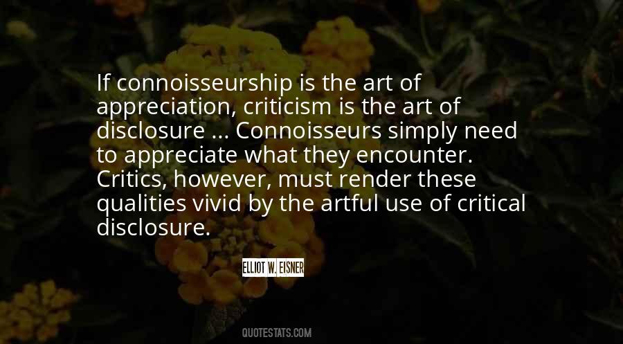 Quotes About Appreciation Of Art #881093