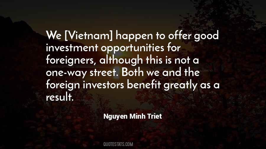 Quotes About Foreign Investment #116904