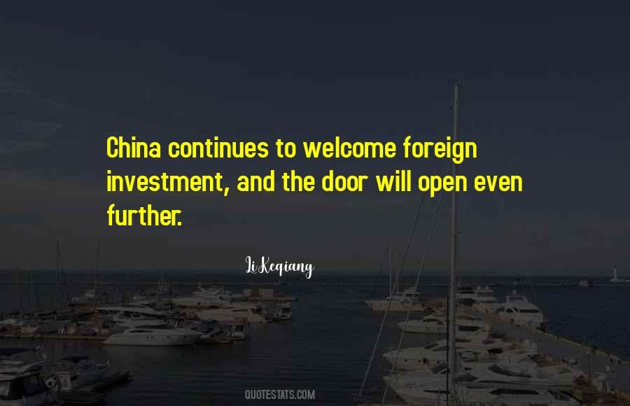 Quotes About Foreign Investment #1227399