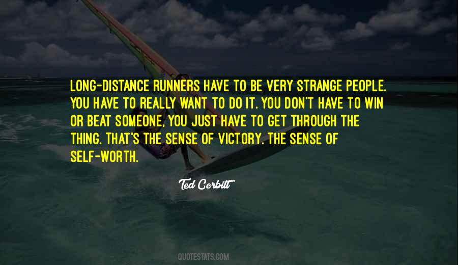 Quotes About Distance Runners #1040541