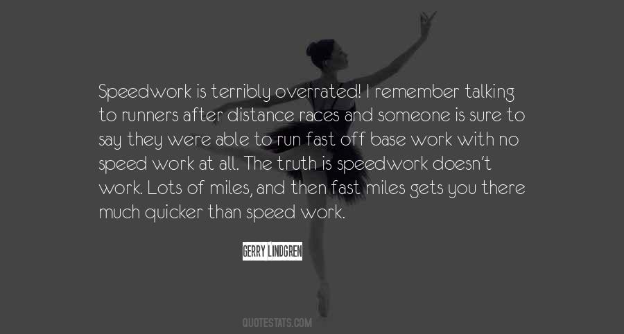 Quotes About Distance Runners #311648