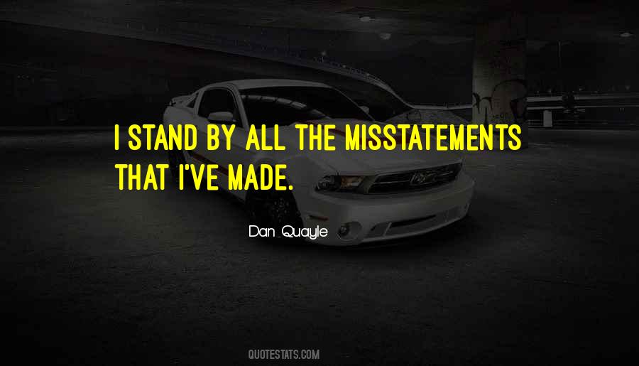 Misstatements Quotes #1501584