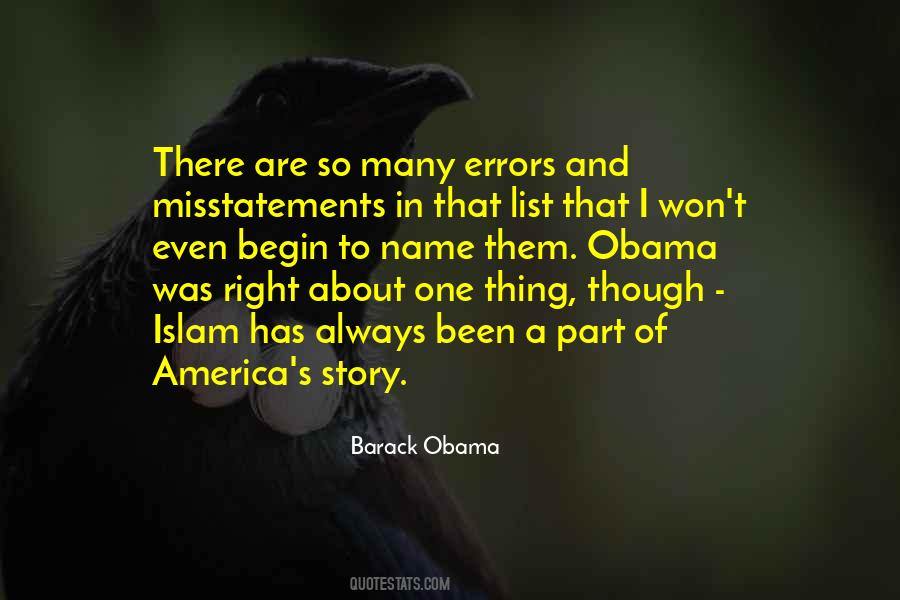 Misstatements Quotes #826574