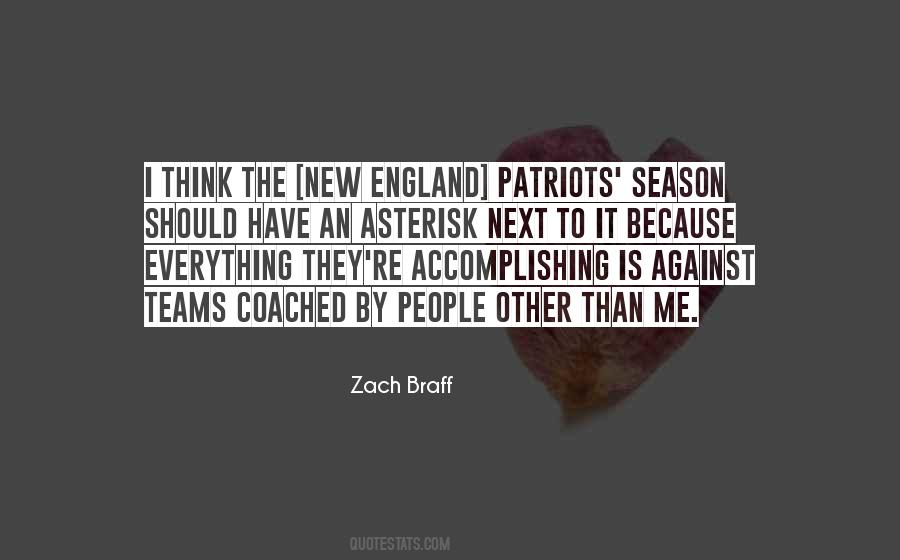 Quotes About The New England Patriots #114657