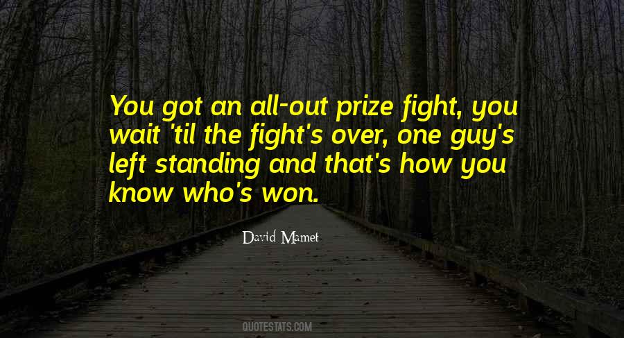 Quotes About Winning The Fight #45507