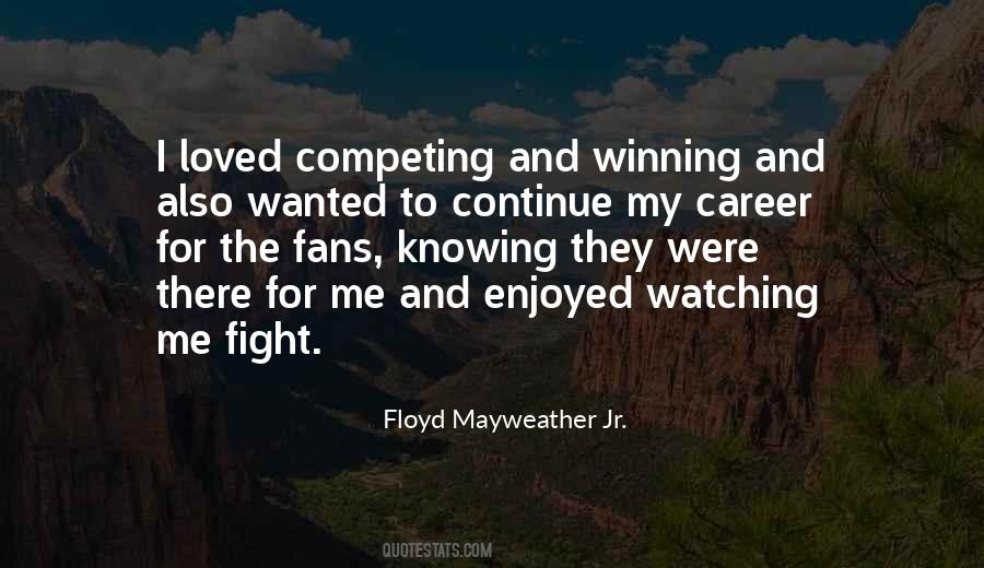 Quotes About Winning The Fight #533042