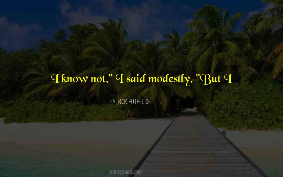 Modestly Quotes #656285