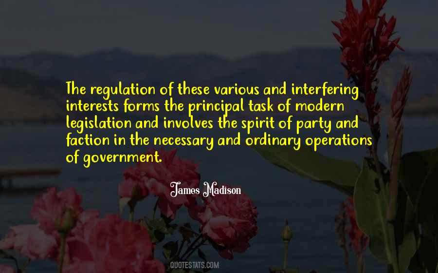 Quotes About Government Regulation #1176188