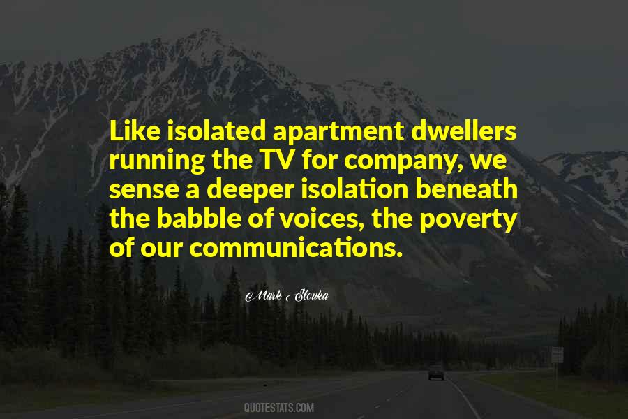 Quotes About Isolation #1117832