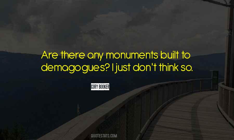 Quotes About Monuments #503906