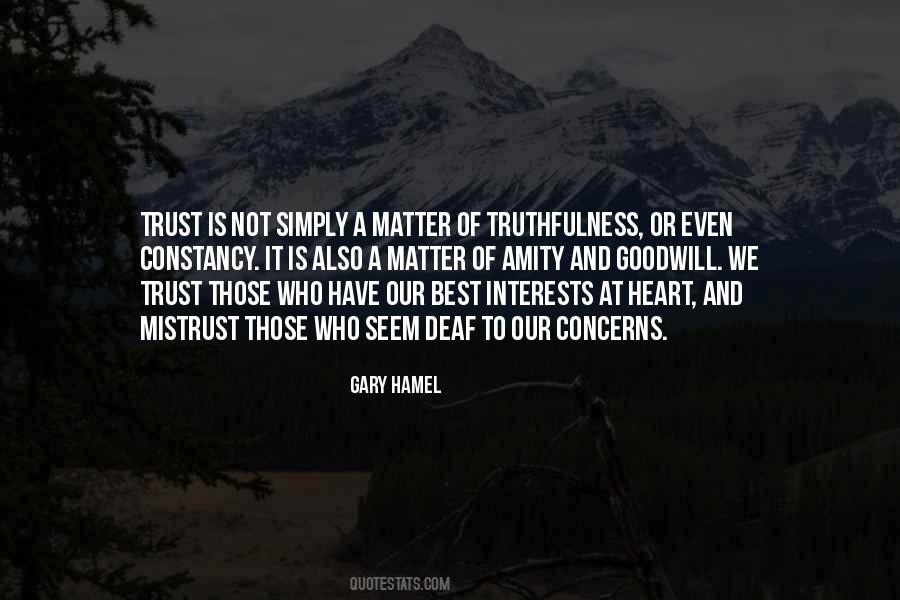 Quotes About Mistrust #463278