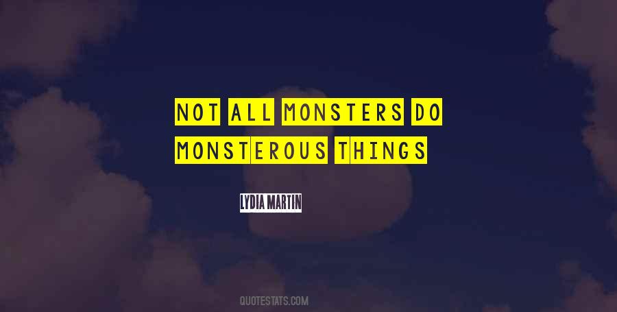 Monsterous Quotes #1463152