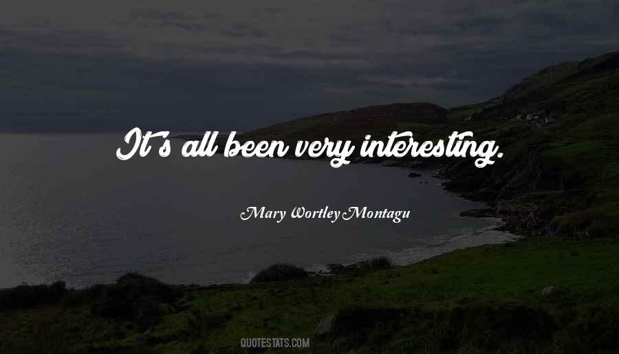 Montagu's Quotes #1484209