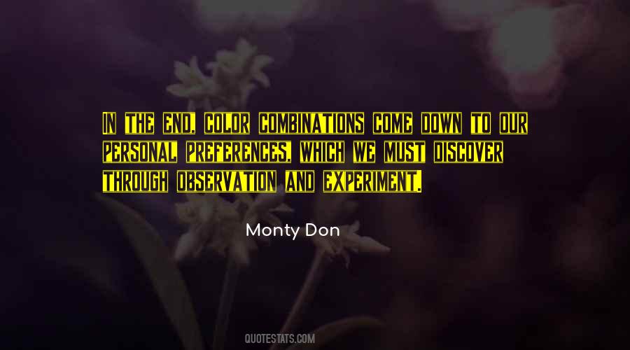 Monty's Quotes #1065203