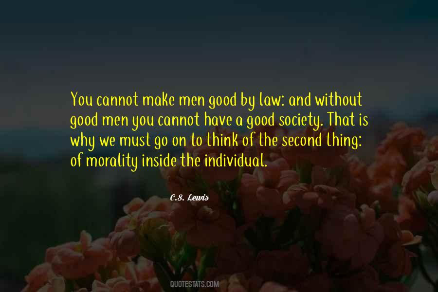 Morality's Quotes #34383