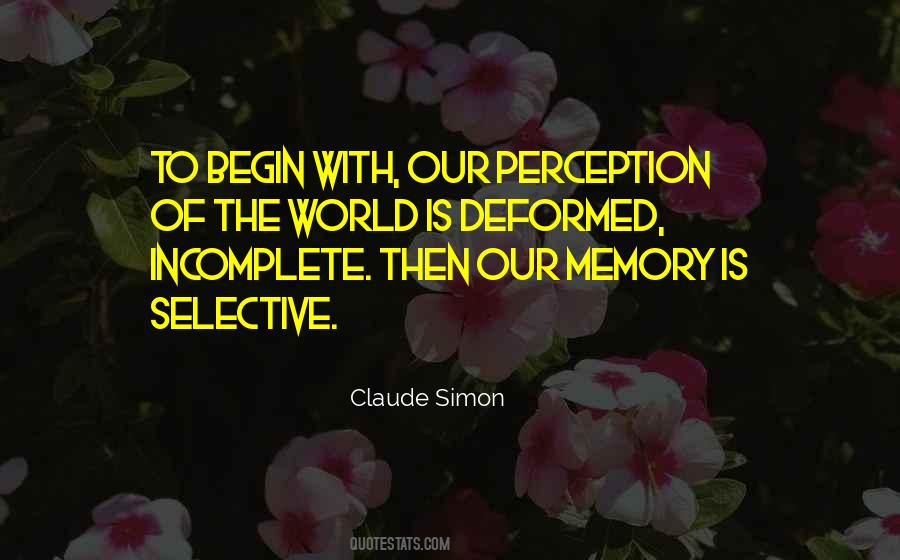 Quotes About Perception Of The World #104249