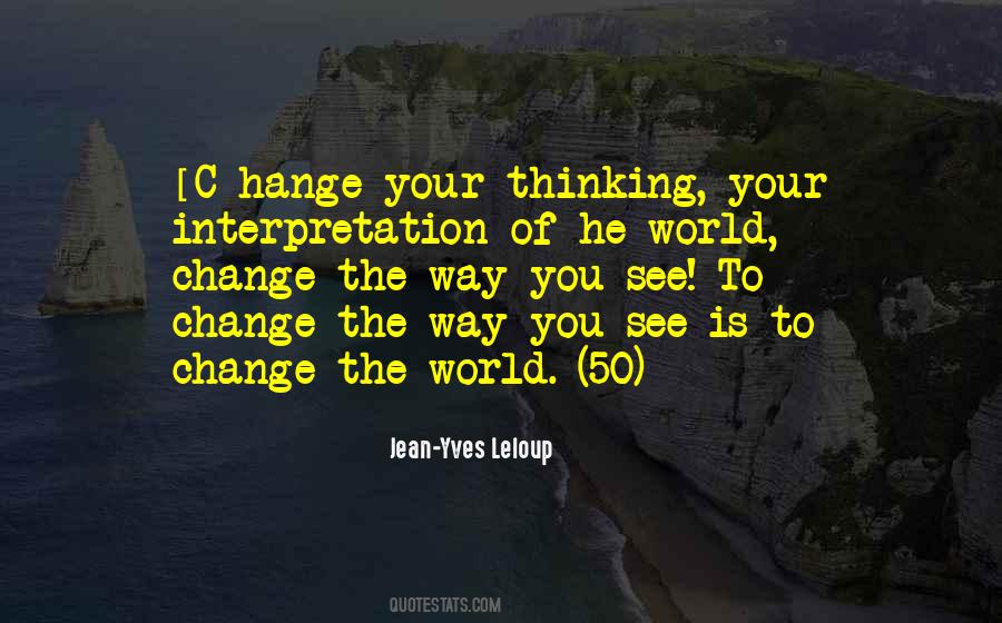 Quotes About Perception Of The World #135493