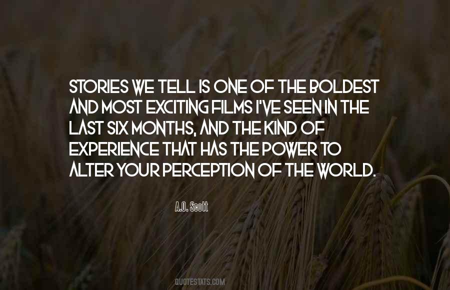 Quotes About Perception Of The World #738734