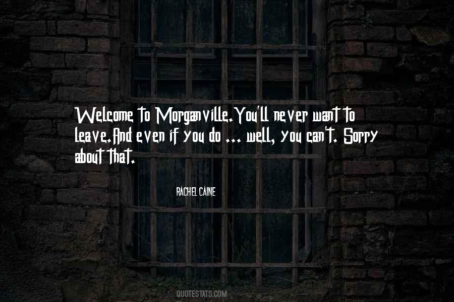 Morganville's Quotes #381934