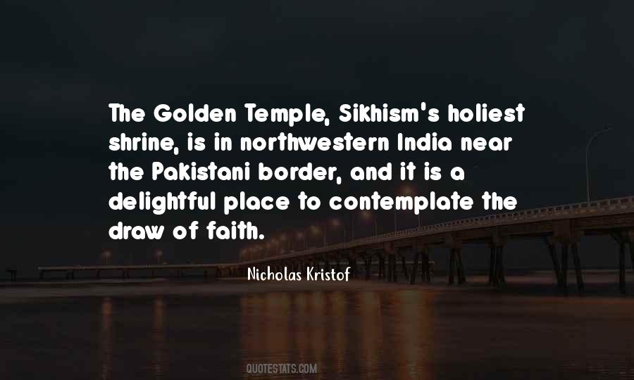 Quotes About The Golden Temple #424913